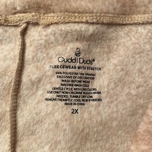 Cuddl Duds 2xl woman’s leggings